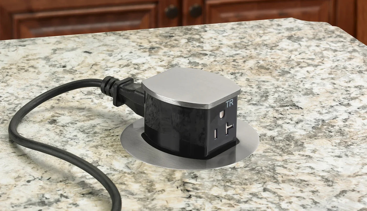 Hubbell Countertop Receptacle Dual Sided Power Outlets