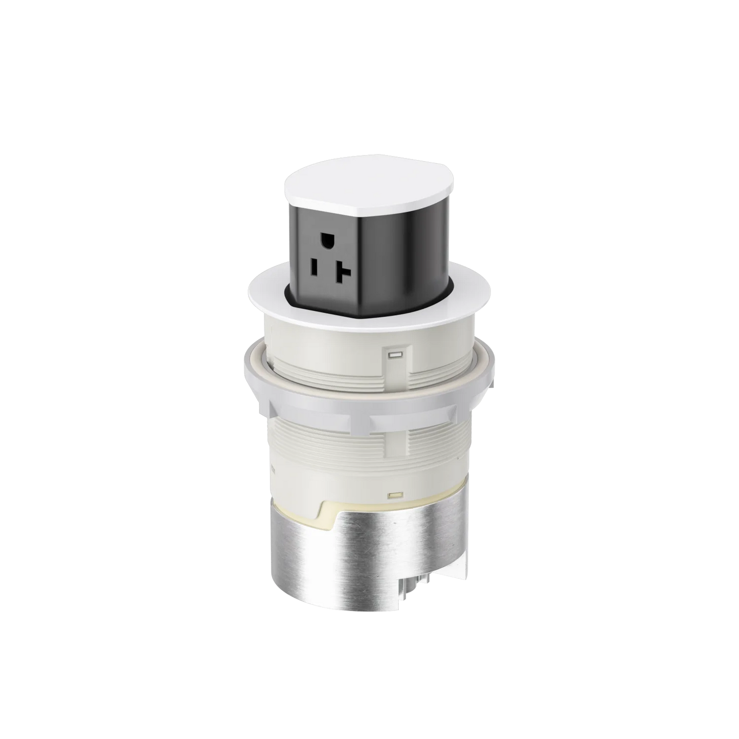 Hubbell Dual-Sided Countertop Pop Up Receptacle