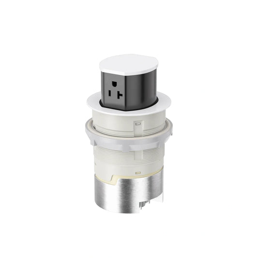 Hubbell Dual-Sided Countertop Pop Up Receptacle