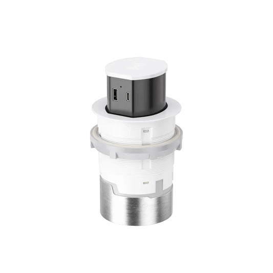 Hubbell Tri-Power Countertop Pop Up Receptacle