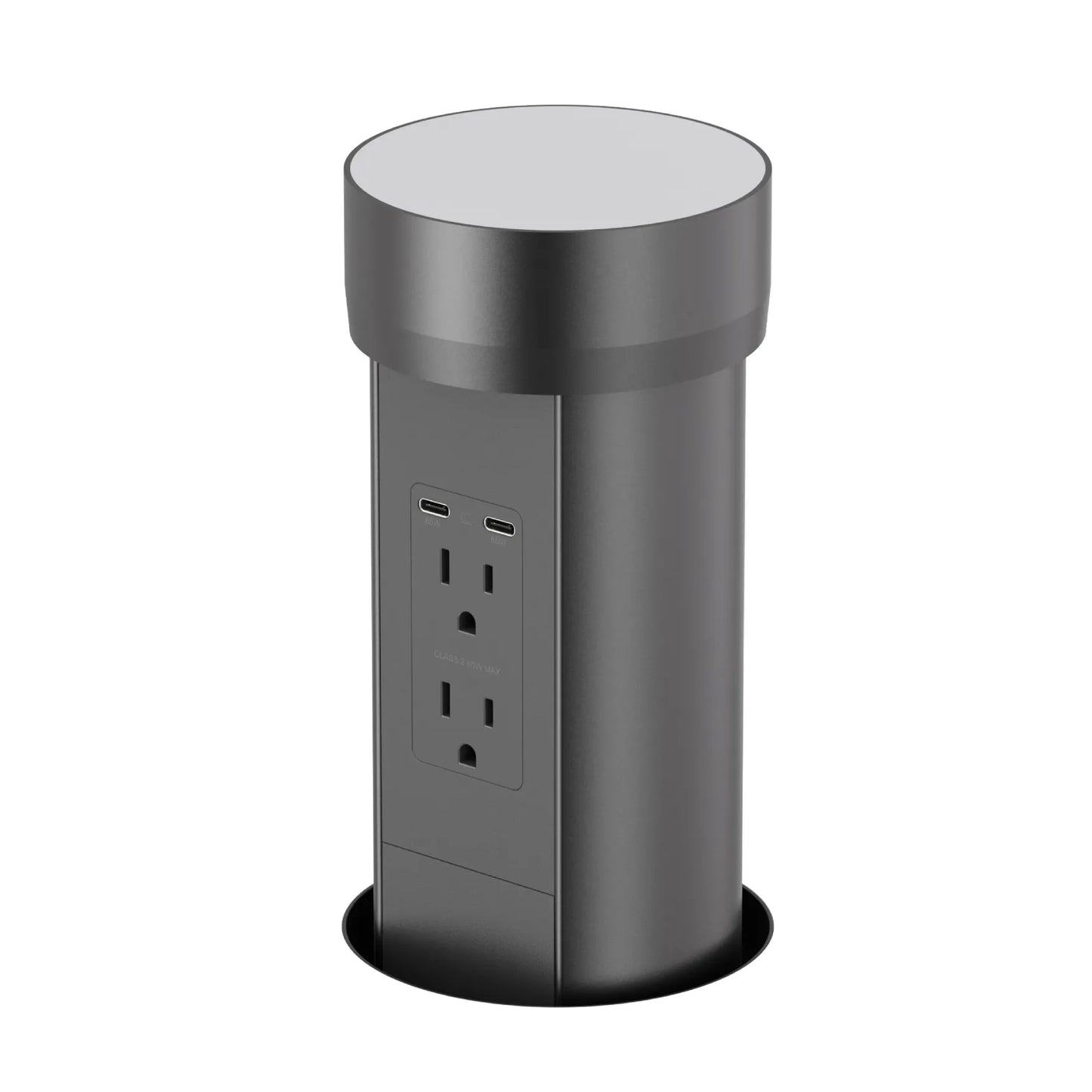Point Pod Connect Black Kitchen Counter Pop Up Electrical Outlet