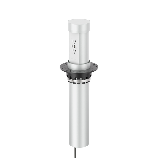 Kitchen Counter Pop Up Outlet Point Pod Connect Silver Whole Body Main