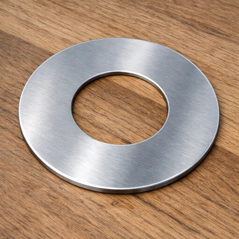 How to Use Large Washers to “Fix” an Oversized Hole for a Pop-Up Outlet