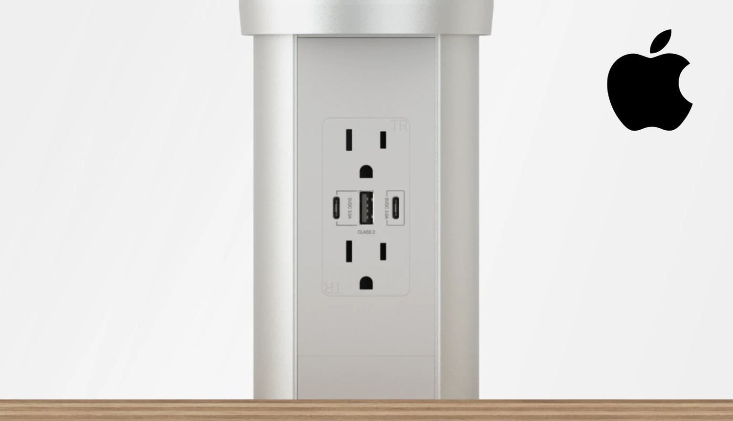 Point Pod Counter Outlet: Integrated Pop Up Electrical Outlet - Modern ...