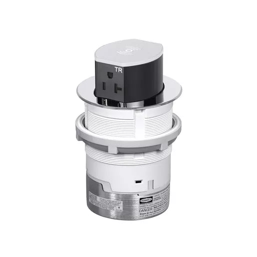 Hubbell Tri-Power Countertop Pop Up Receptacle