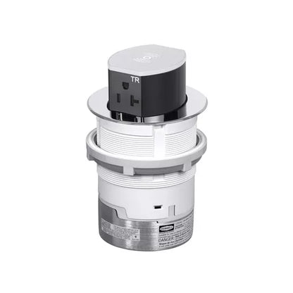 Hubbell Tri-Power Countertop Pop Up Receptacle