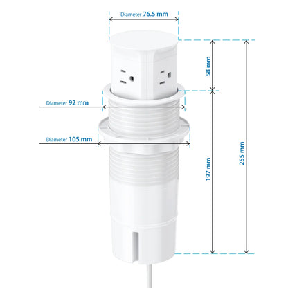 V15: Quad Sided Pop Up Outlet