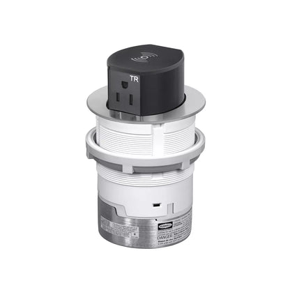 Hubbell Tri-Power Countertop Pop Up Receptacle