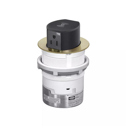 Hubbell Tri-Power Countertop Pop Up Receptacle