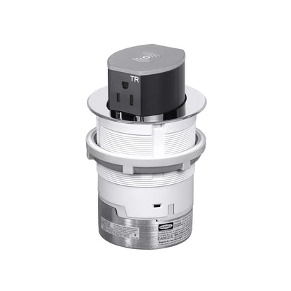 Hubbell Tri-Power Countertop Pop Up Receptacle