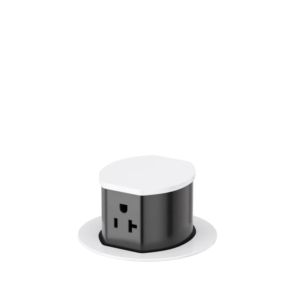 Hubbell Dual-Sided Countertop Pop Up Receptacle
