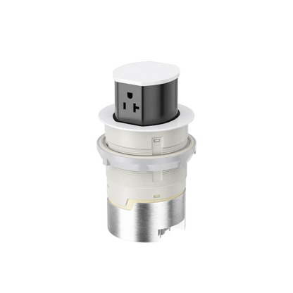 Hubbell Dual-Sided Countertop Pop Up Receptacle