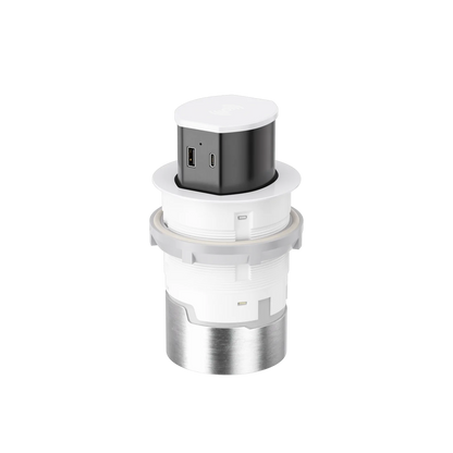Hubbell Tri-Power Countertop Pop Up Receptacle