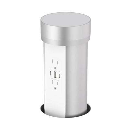 Point Pod Connect Silver Kitchen Counter Pop Up Outlet