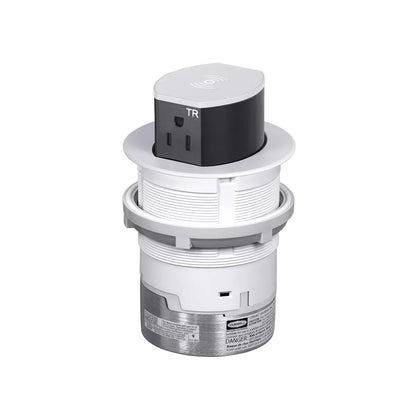 Hubbell Tri-Power Countertop Pop Up Receptacle